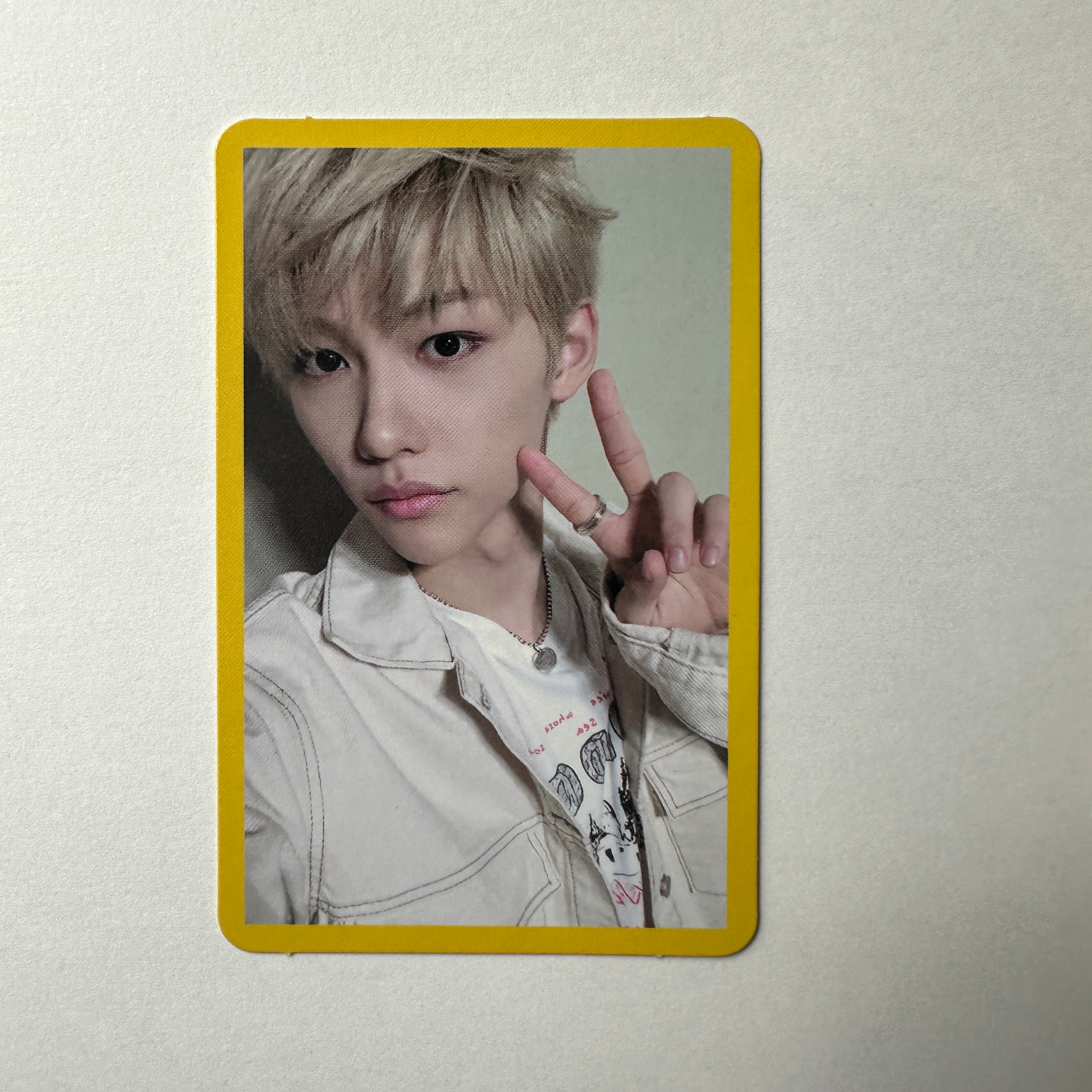 Stray Kids Yellow Wood Felix Photocard