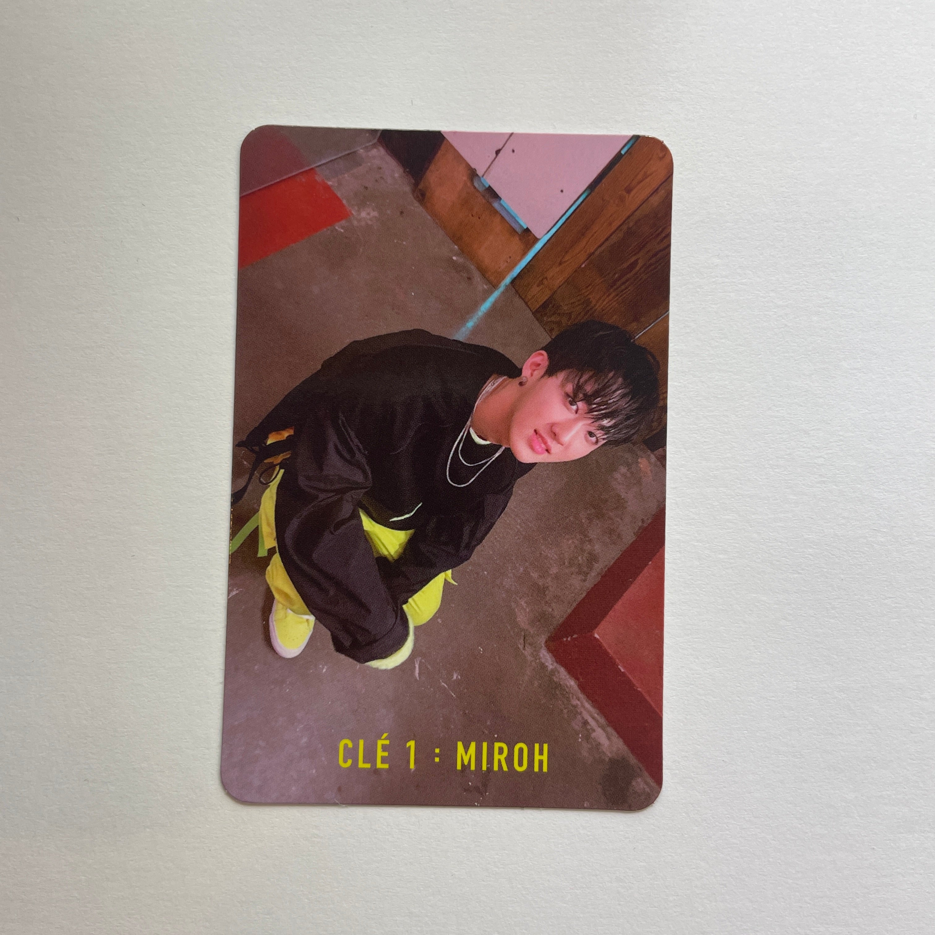 STRAY KIDS] Cle1 : MIROH / Official Photocard / Purple Border - Changbin