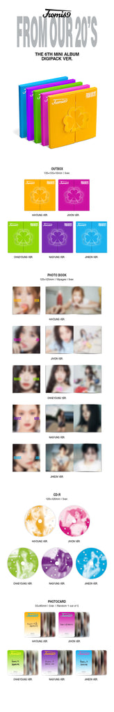 Fromis_9 - From Our 20's Album [Digipack Version] Inclusions