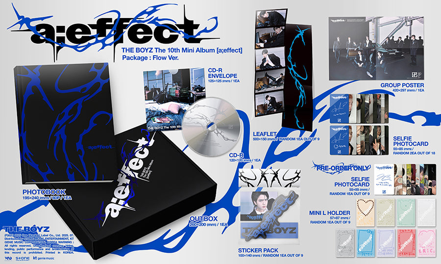 THE BOYZ - a;effect Album [Flow Version] Inclusions