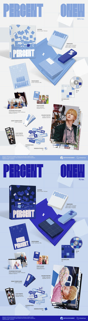 ONEW - Percent Album [Photobook Version] Inclusions