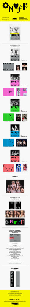 LE SSERAFIM - 'ON-OFF 23-24' Photobook Inclusions