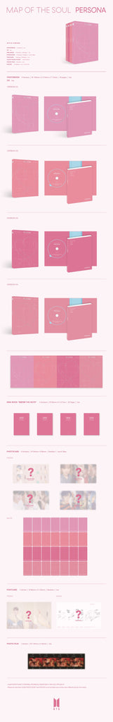 BTS - Map of the Soul: Persona Album Inclusions