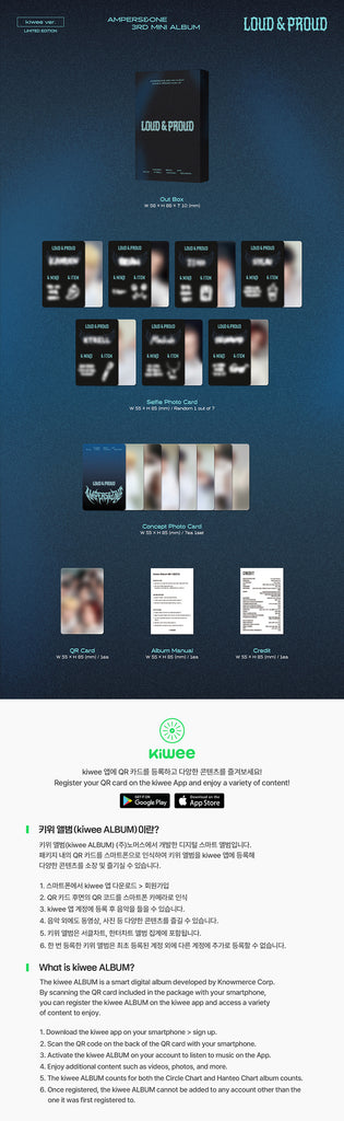 Ampers&One - Loud & Proud Album [Kiwee Version] Inclusions
