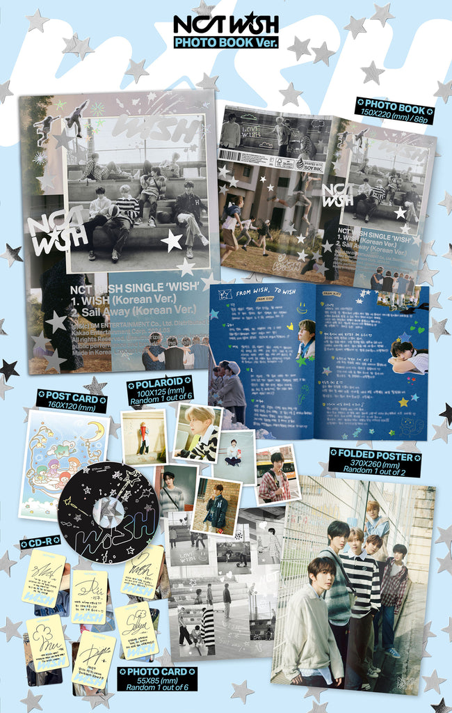 NCT Wish - Wish Photobook Version Inclusions