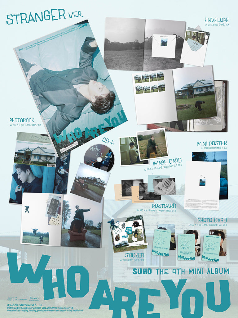 SUHO - Who Are You Album [Stranger Version] Inclusions