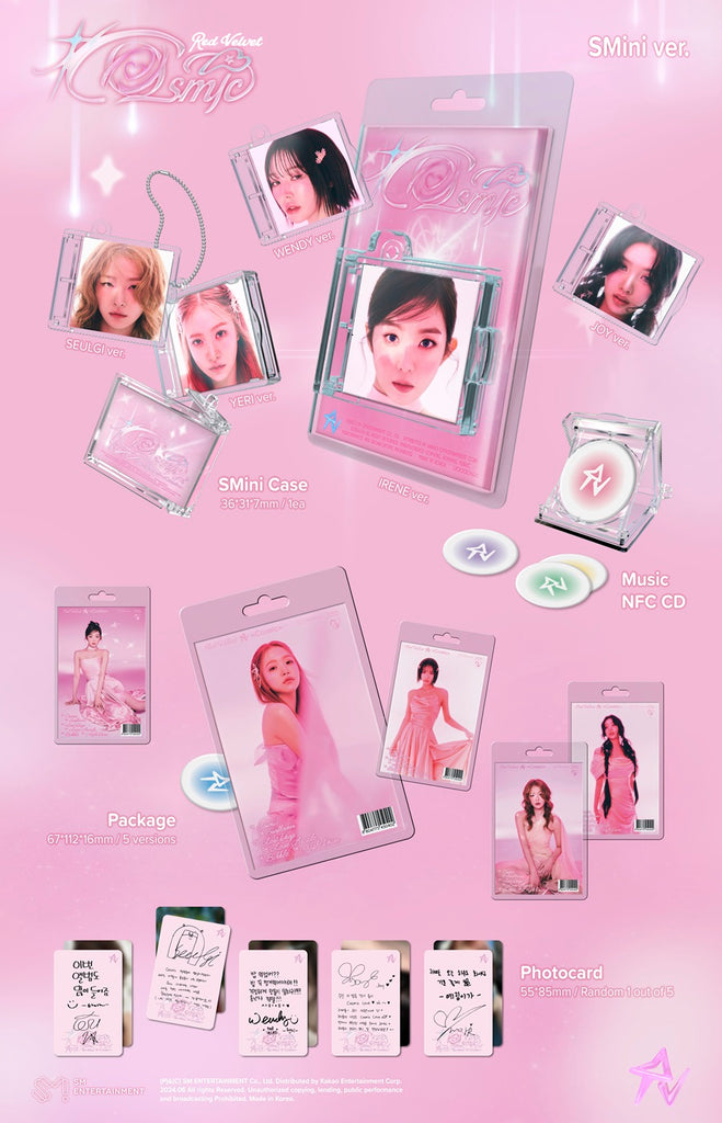 Red Velvet - Cosmic Album SMini Version Inclusions