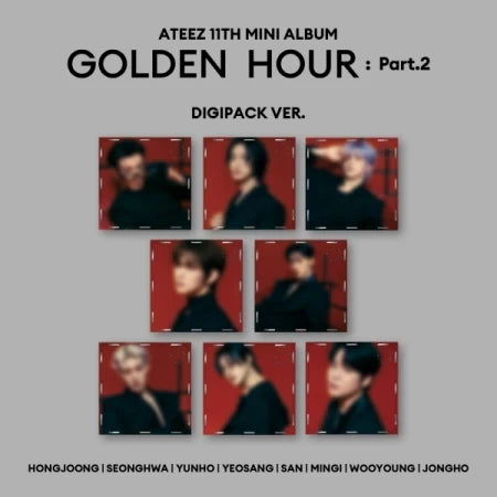 Ateez - Golden Hour Part.2 Album [Digipack Version] 
