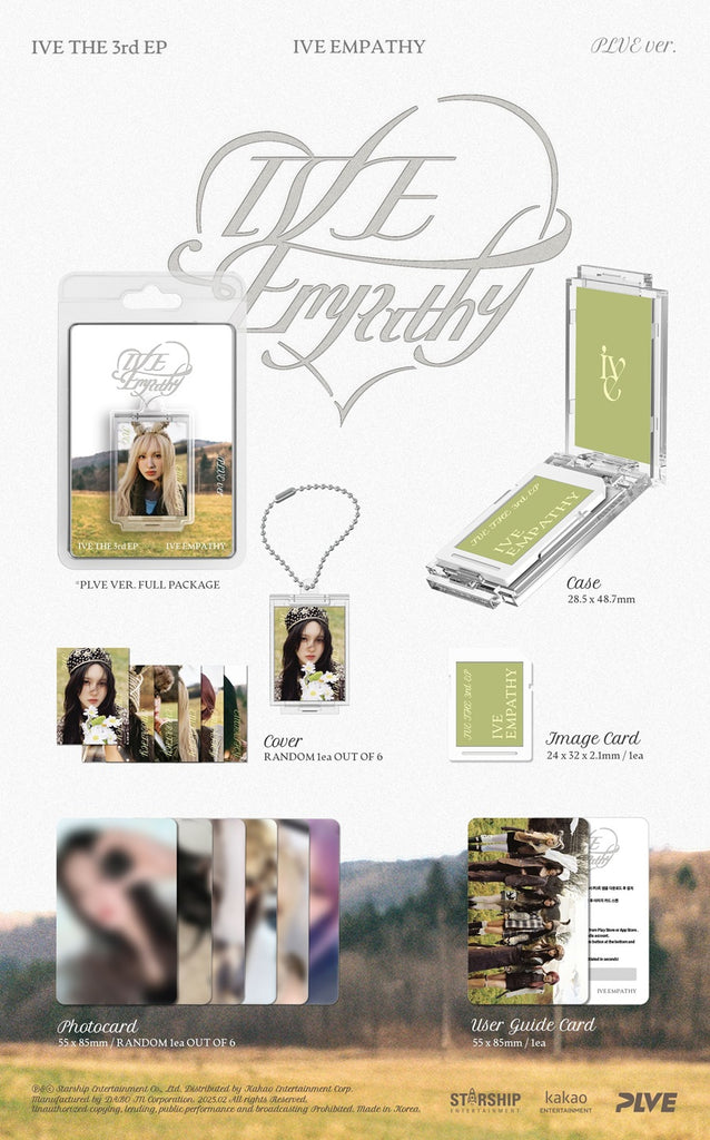 IVE - I'VE EMPATHY Album [PLVE Version] Inclusions