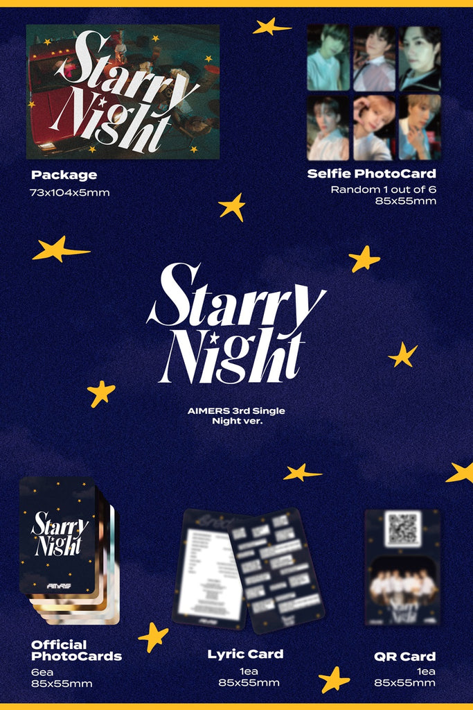 Aimers - Starry Night Standard Version Inclusions