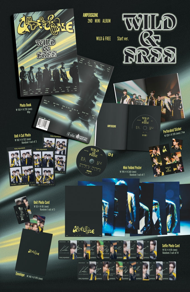 Ampers&One - Wild & Free Album Start Version Inclusions