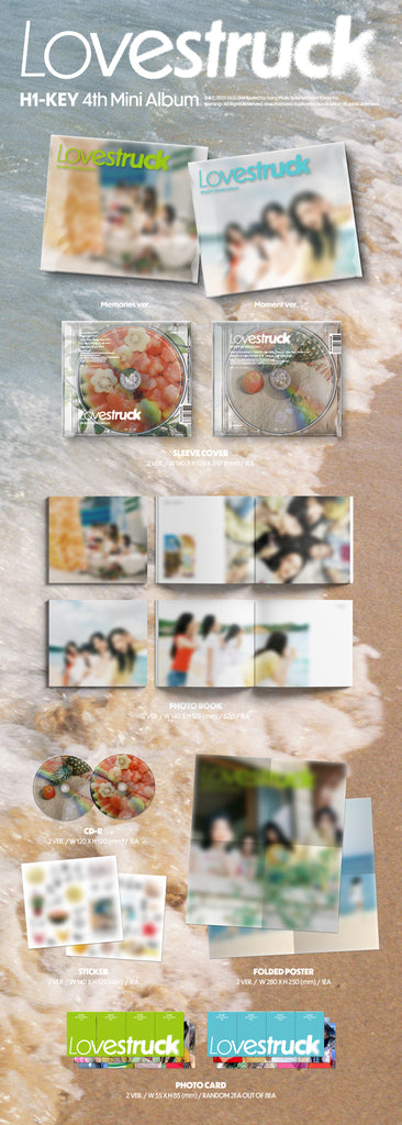 H1-Key - Lovestruck Album Inclusions