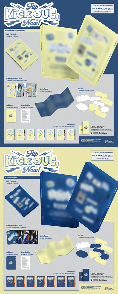 KickFlip - Kick Out, Flip Now! Album Platform Version Inclusions