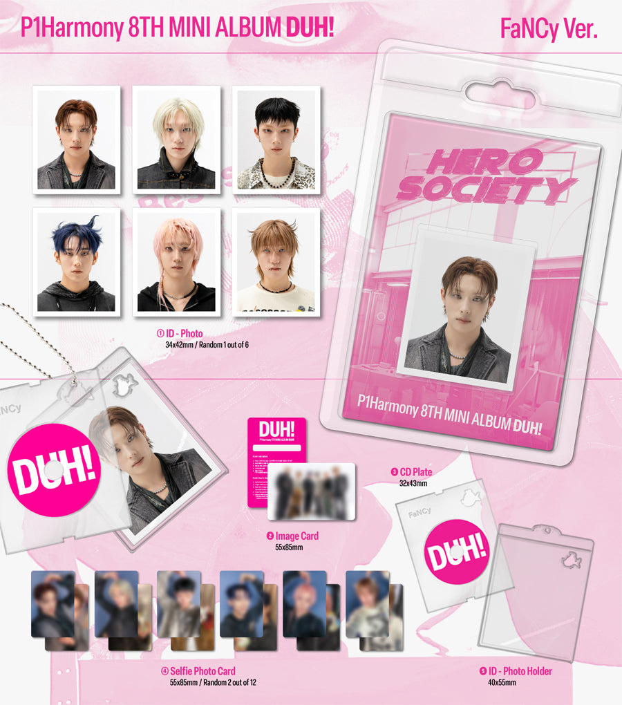 P1Harmony - DUH! Album FaNCy Version Inclusions