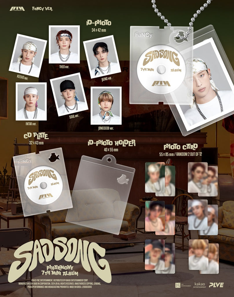P1Harmony - Sad Song Album [PLVE Version] Inclusions