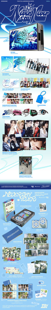 ZEROBASEONE - Never Say Never Album [Photobook Version]  Inclusions