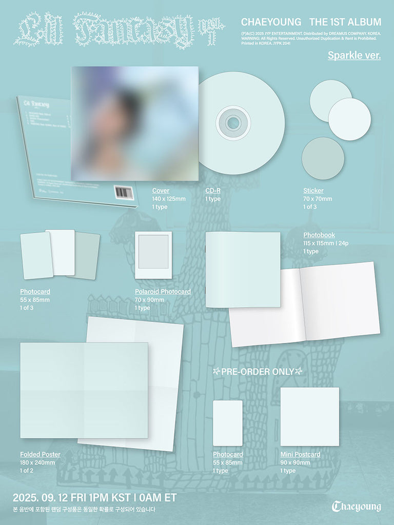 CHAEYOUNG - Lil Fantasy Vol.1 Album [Sparkle Version] Inclusions