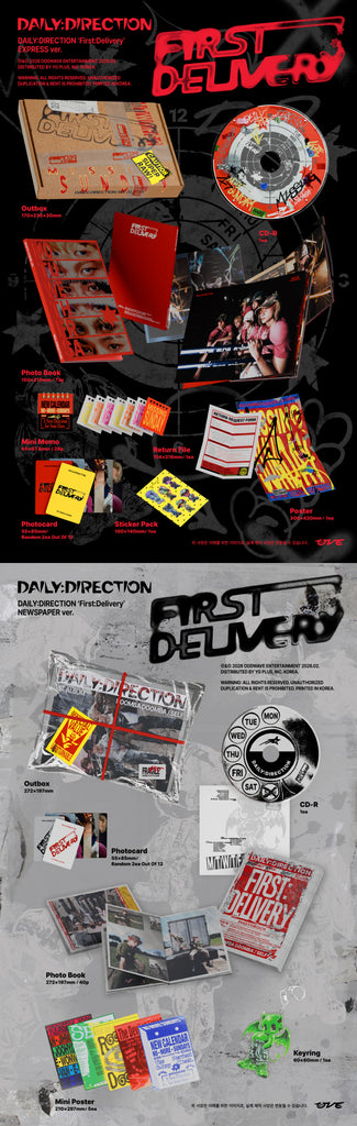 DAILY:DIRECTION - First:Delivery Album [Standard Version] – lilakshop