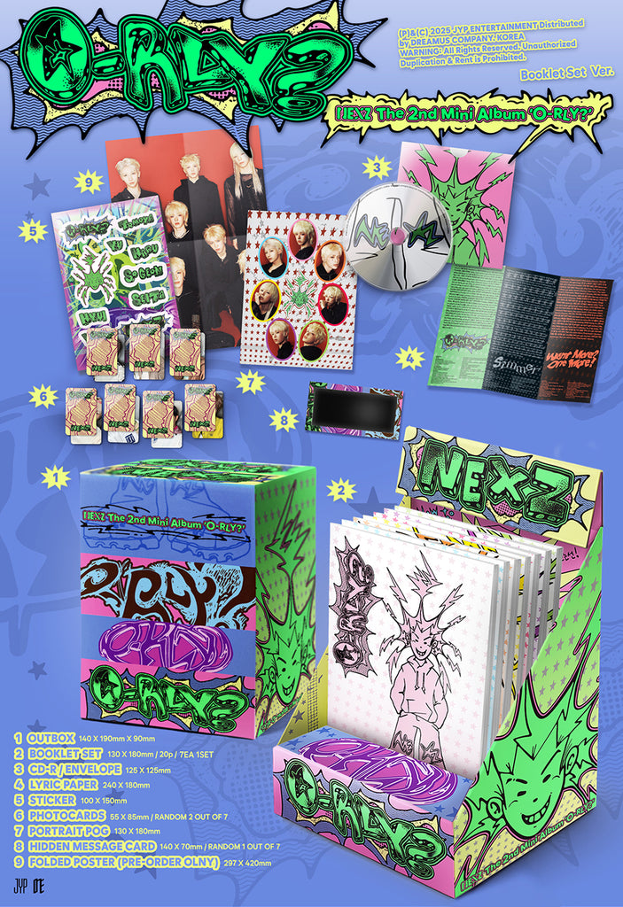 NEXZ - O-RLY? Album [Special Version] Inclusions