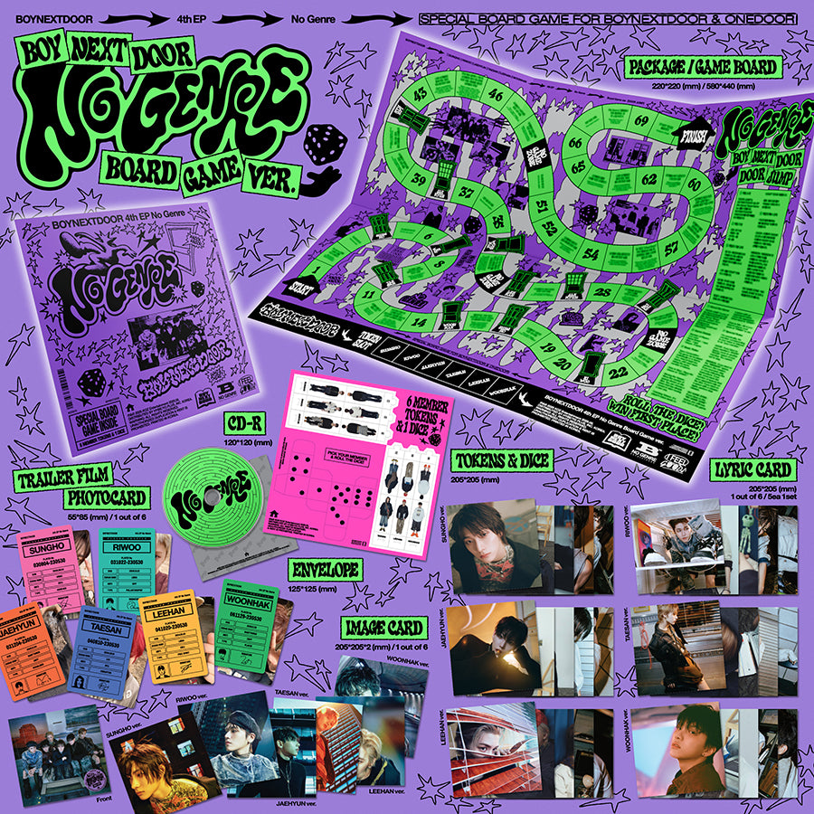 BOYNEXTDOOR - No Genre Album Board Game Version – lilakshop