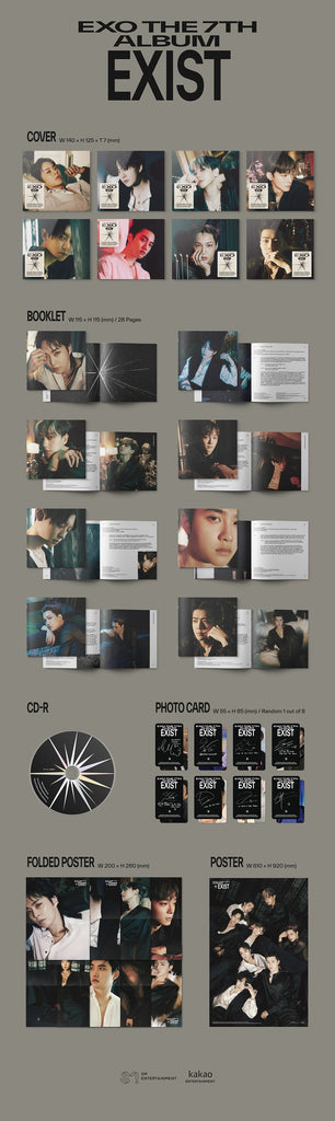 EXO - Exist Album [Digipack Version]  Inclusions