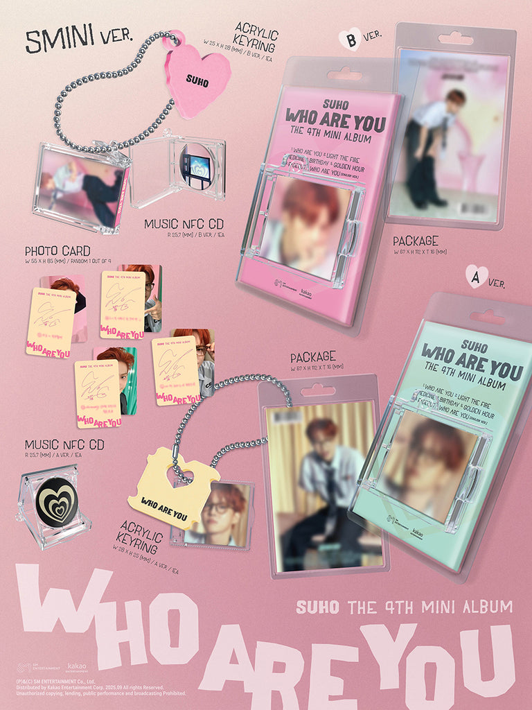 SUHO - Who Are You Album [SMini Version]  Inclusions