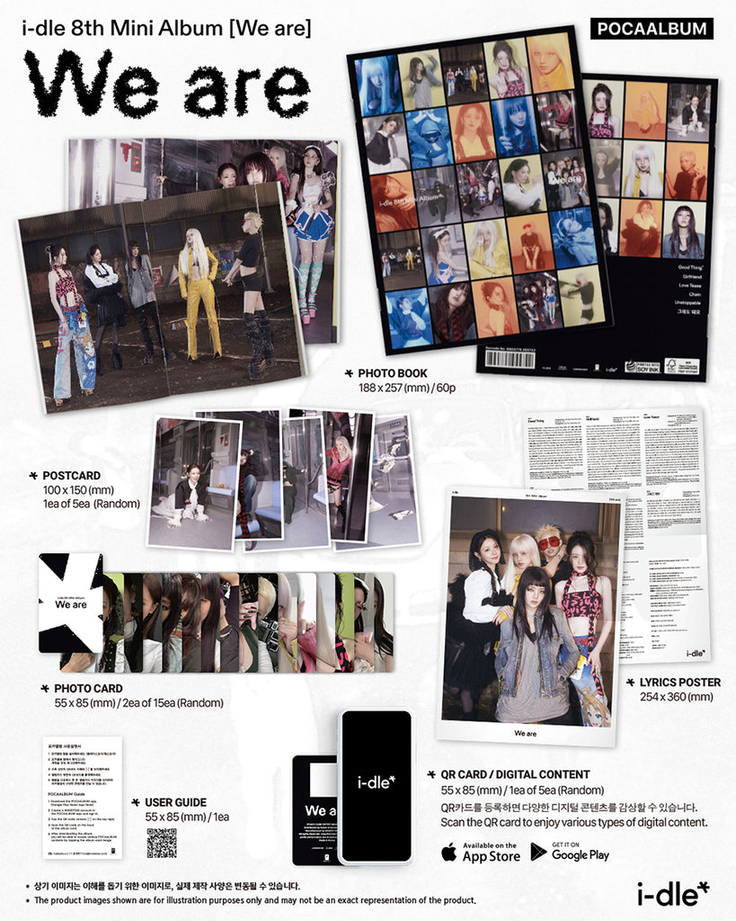 IDLE - We Are Album POCA Version Inclusions