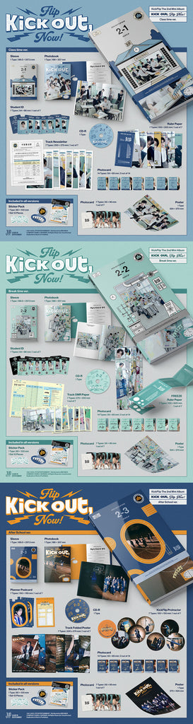 KickFlip - Kick Out, Flip Now! Album Photobook Version Inclusions