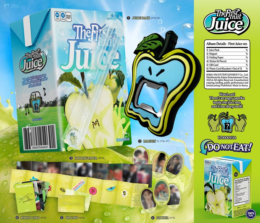 Mark - The First Fruit Album Juice Version Inclusions