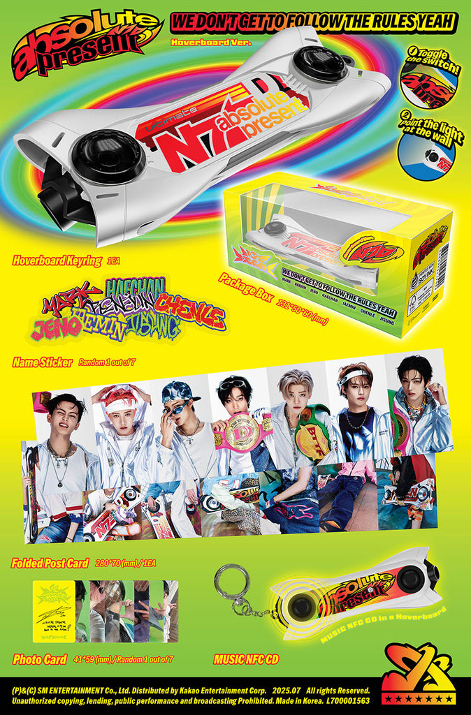 NCT Dream - Go Back To The Future Album [Hoverboard Version] Inclusions