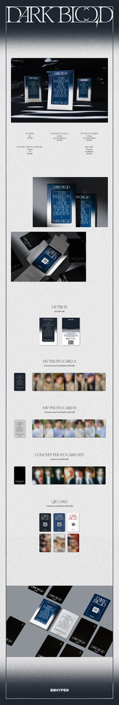 Enhypen - Dark Blood Album Weverse Version Inclusions