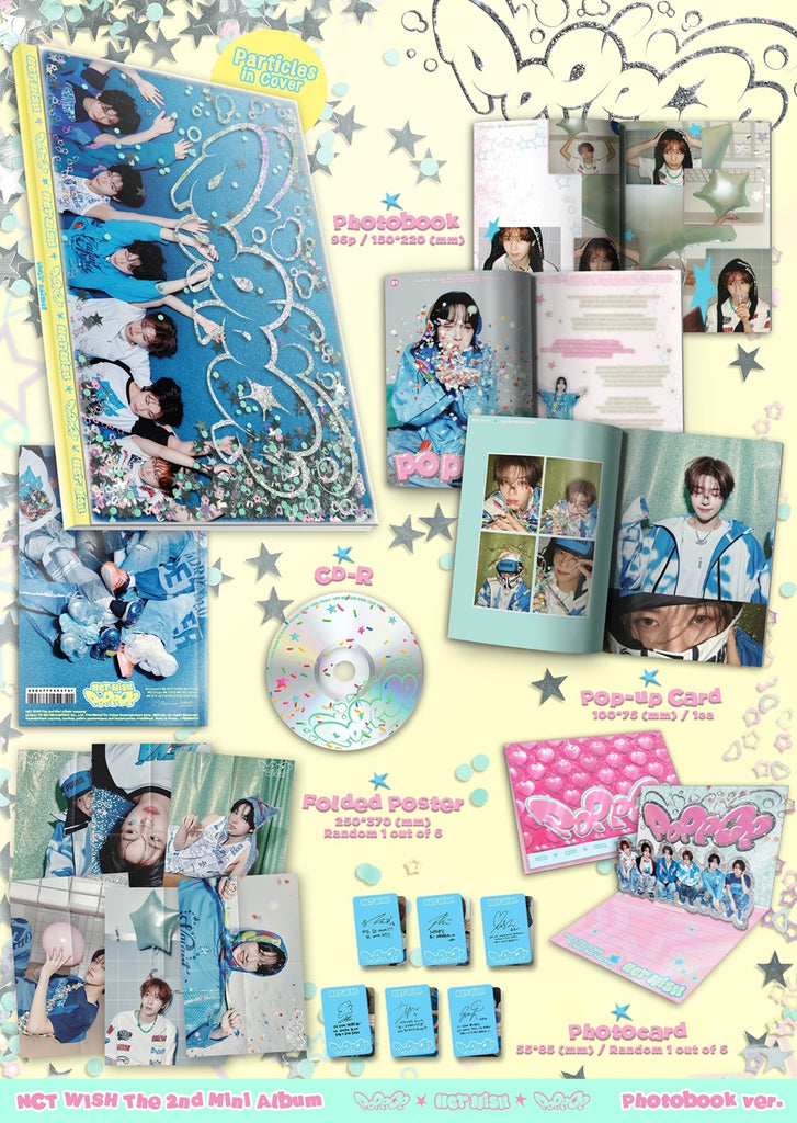 NCT Wish - poppop Album Photobook Version Inclusions