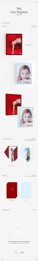 TWICE - Nayeon - Yes I am Nayeon [Photobook] Inclusions