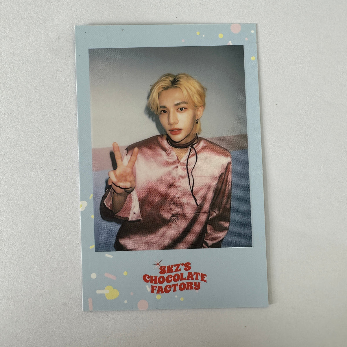 (RESTOCK) Stray Kids Hyunjin Chocolate Factory Polaroid – lilakshop