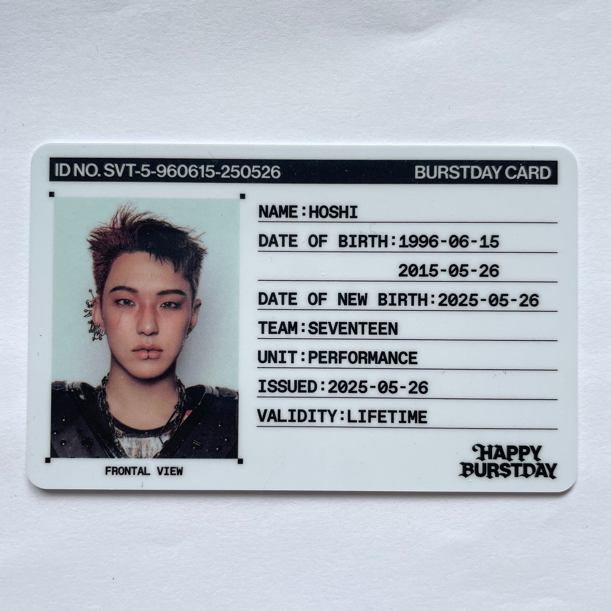 RESTOCK) Seventeen - Happy Burstday ID Card Set (member choice