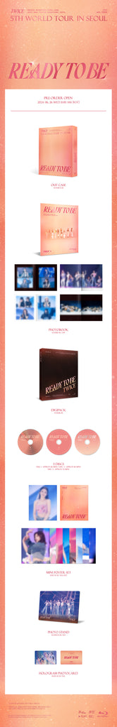 Twice - Ready To Be 5th World Tour in Seoul Blu-Ray Version Inclusions