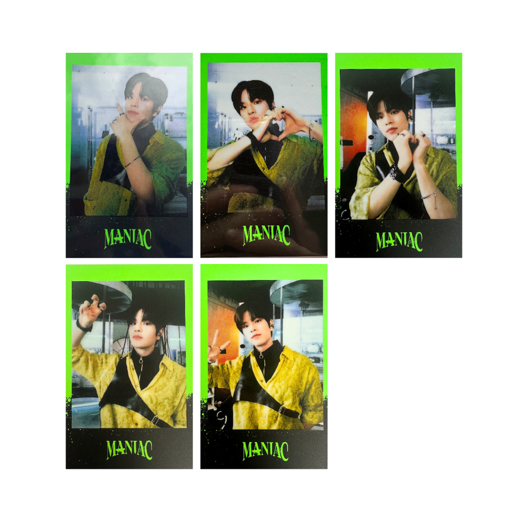 RESTOCK) Stray Kids - Seungmin Maniac Tour Polaroid Black Set
