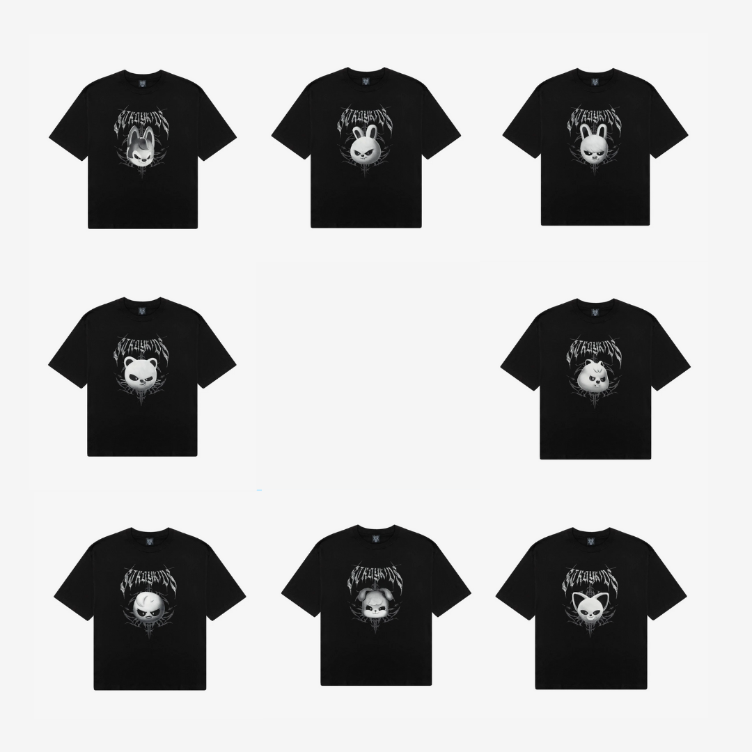 StrayKids ウルフチャン EVIL SKZOO T-SHIRT 闇T straykids StrayKids ウルフチャン EVIL SKZOO T-SHIRT 闇T straykids