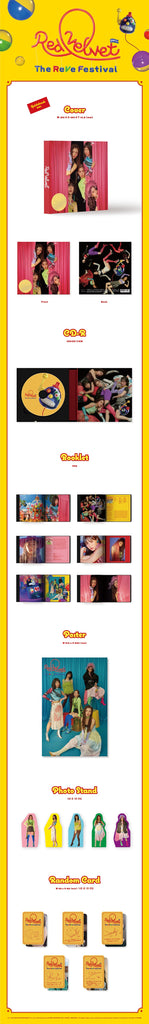 Red Velvet - THE REVE FESTIVAL DAY 1 Album Guide Book Version Inclusions