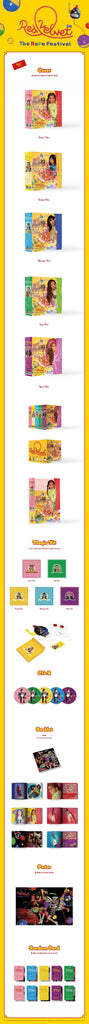 Red Velvet - THE REVE FESTIVAL DAY 1 Album Day 1 Version Inclusions