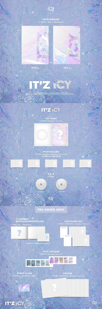 Itzy - It'z Icy Album Inclusions