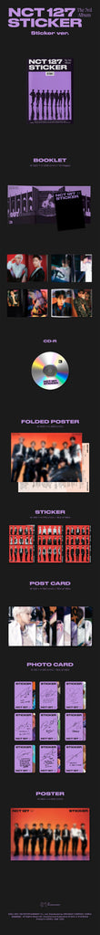 NCT 127 - Sticker Album Sticker Version Inclusions