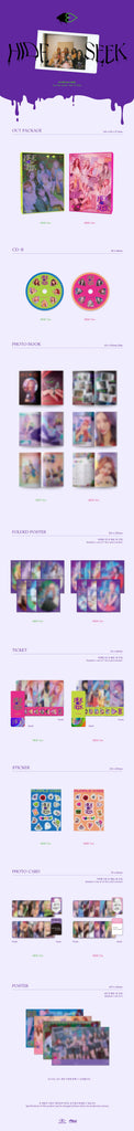 Purple Kiss - Hide and Seek Album Standard Version Inclusions