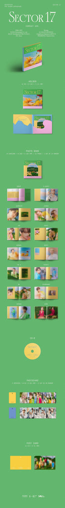 Seventeen - Sector 17 Repackage Album Compact Version Inclusions