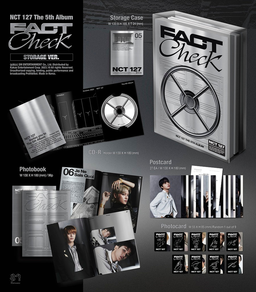 NCT 127 - Fact Check Album Storage Version Inclusions