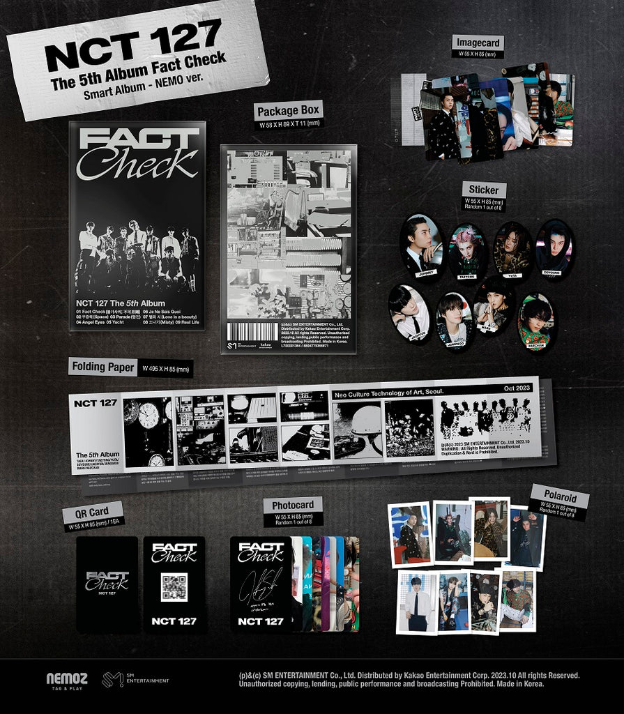 NCT 127 - Fact Check Album Platform Version Inclusions