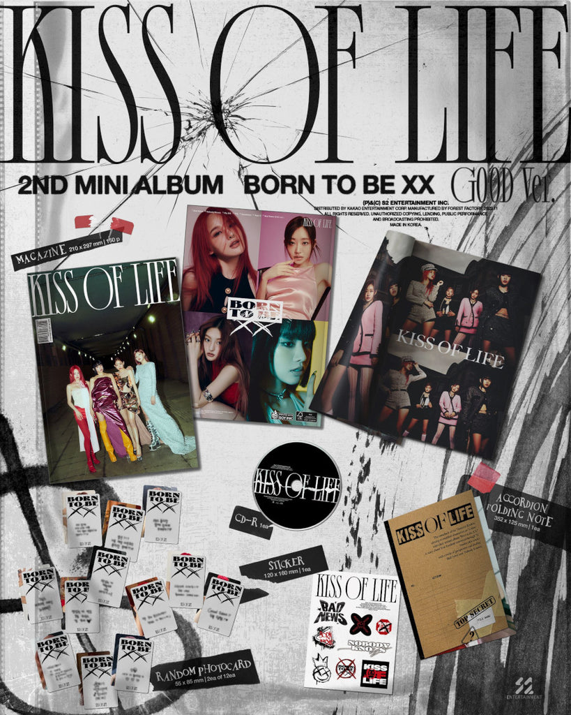 Kiss of Life - Born To Be XX Standard Album Inclusions