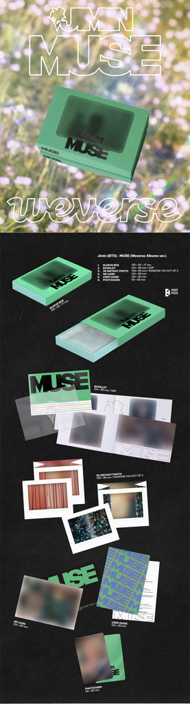 JIMIN - Muse Album Weverse Version Inclusions