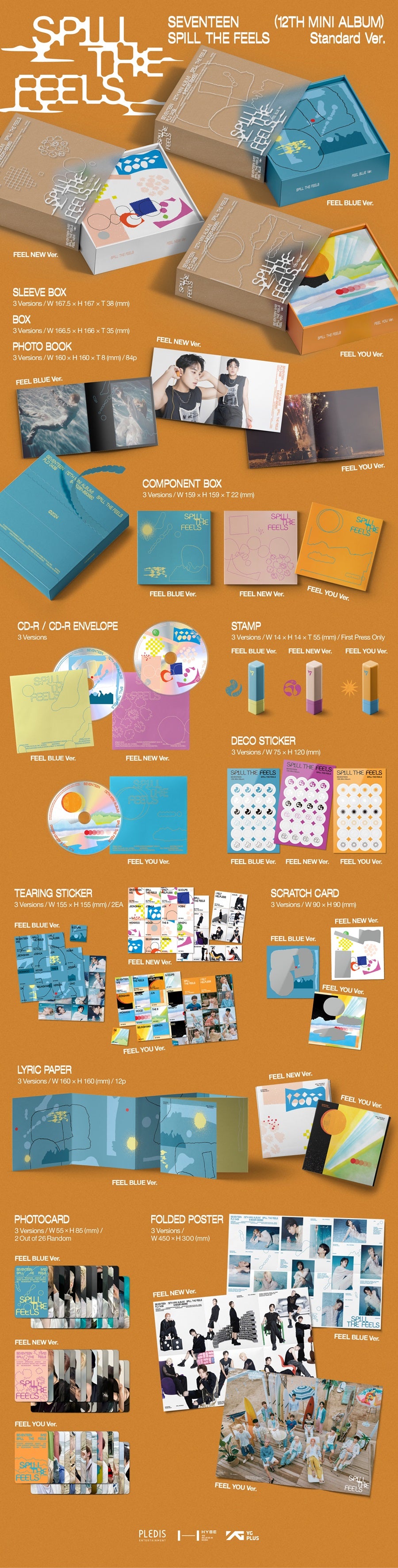 Seventeen - Spill The Feels Album Standard Version (VERSION CHOICE