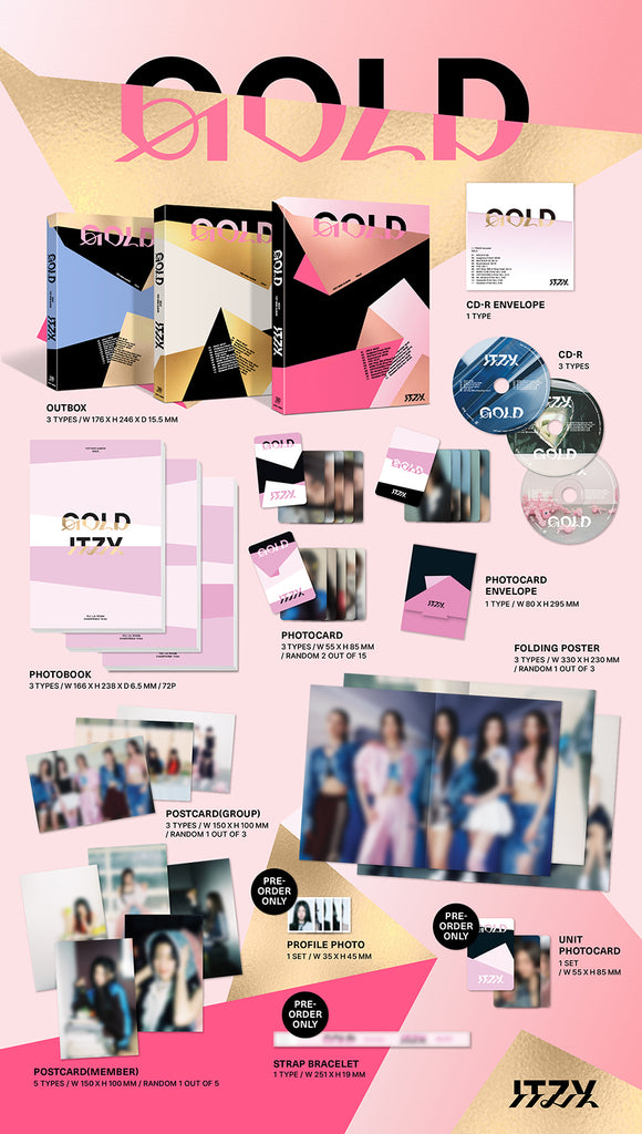 Itzy - Gold Album Standard Version Inclusions